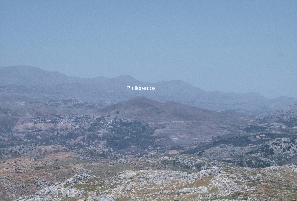 Philioremos from the peak sanctuary on Pyrgos